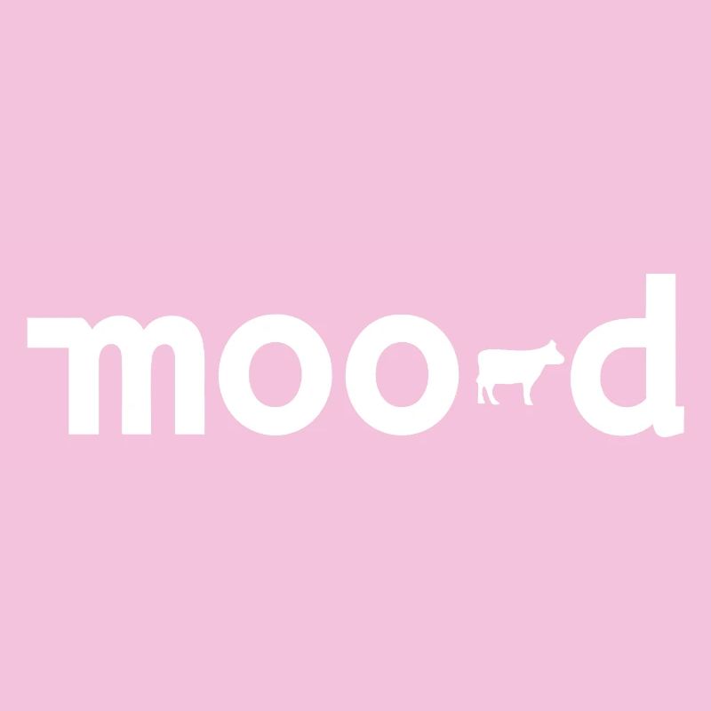 Mood Cow Pun Minimal