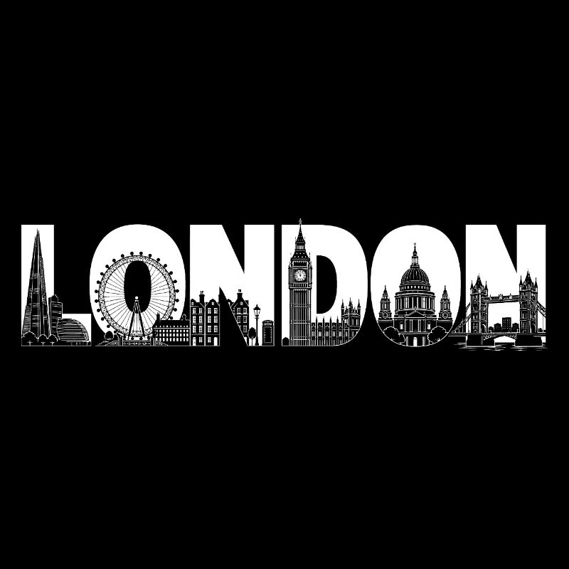Londres Royaume-Uni, Angleterre Silhouette