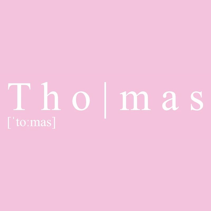 Thomas Definition Typografie