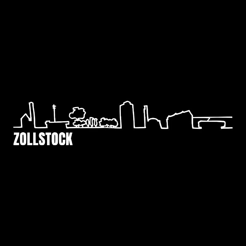 Zollstock_skyline_weiss_einfach