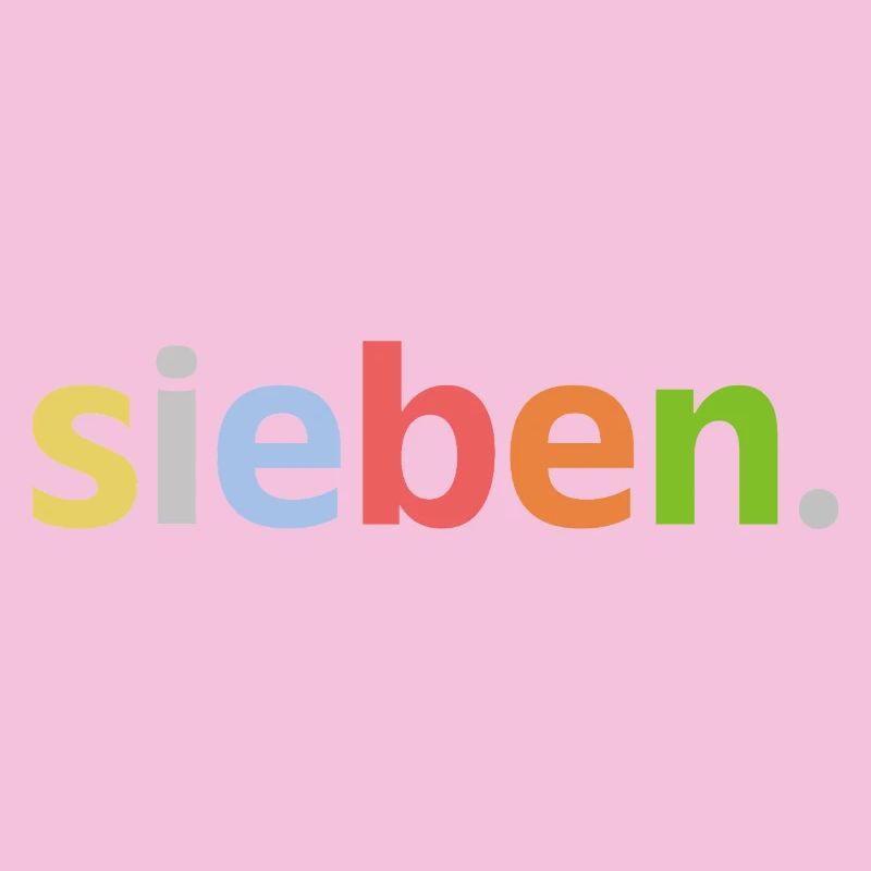 7. Geburtstag Junge Sieben 7 Jahre Jubiläum 
