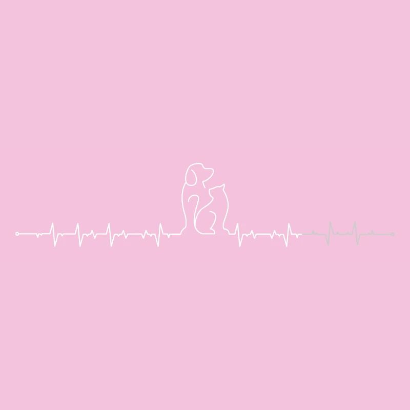 Heartbeat Silhouette Duo