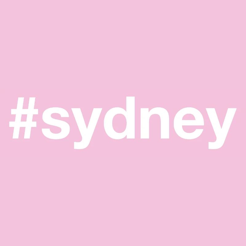 SYDNEY Australien Hashtag