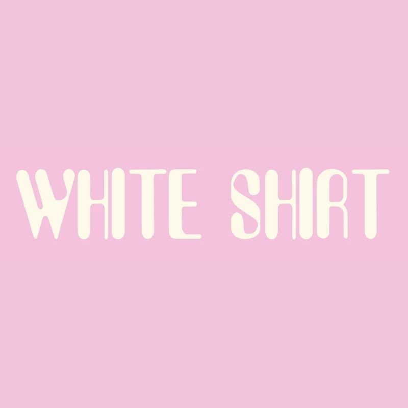 Chemise blanche | Chemise de chanson | Pull à bande