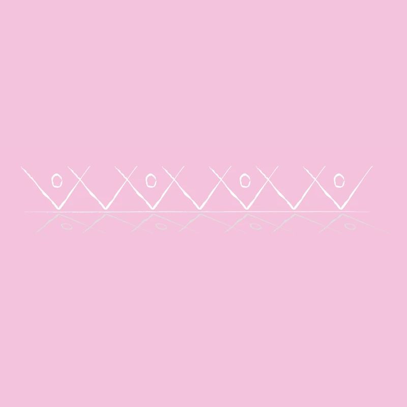 Line pattern with reflection