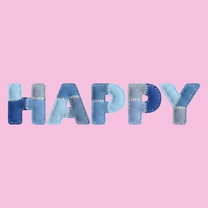 HAPPY Denim Patchwork neuer Trend