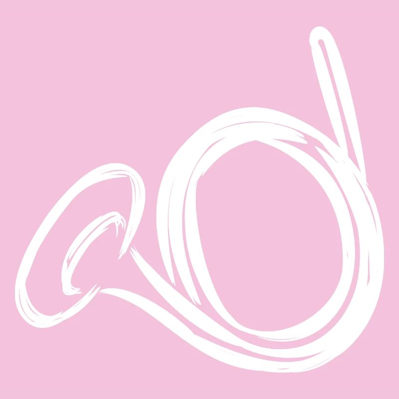 French Horn Drawing