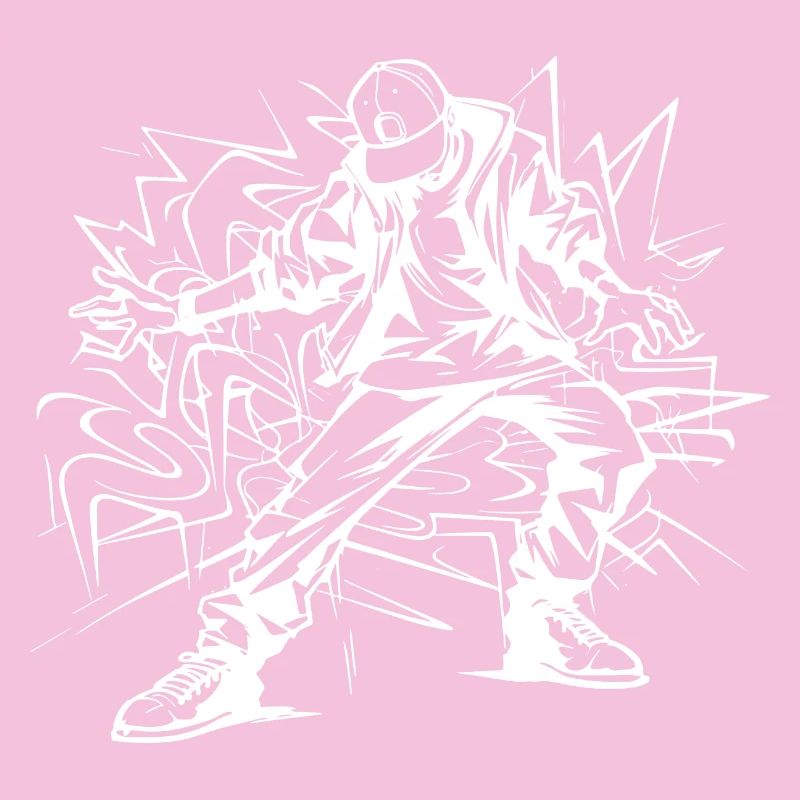 Dessin de breakdancer