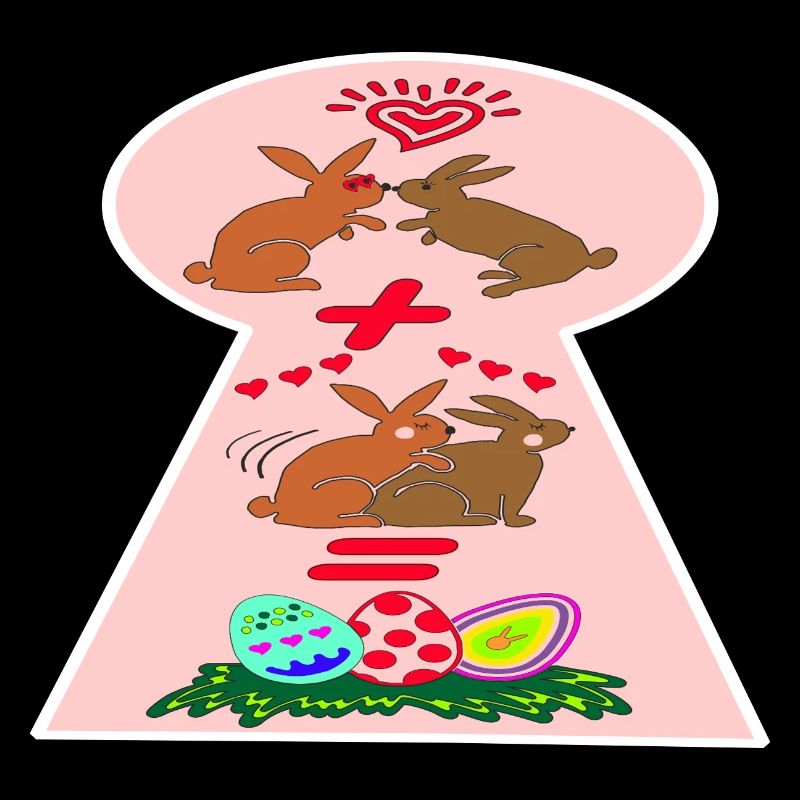 Lapins de Pâques coquins Pâques drôle