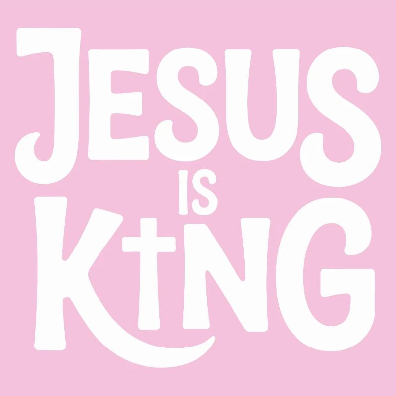 Jésus est roi Croix chrétienne Foi