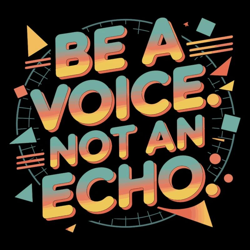 Be a Voice – Dire d’encouragement dans un style rétro