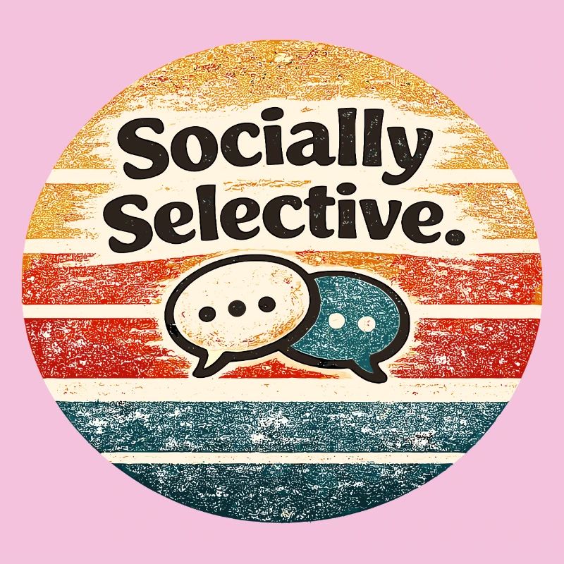 Socialement sélectif – Retro Chat Meme