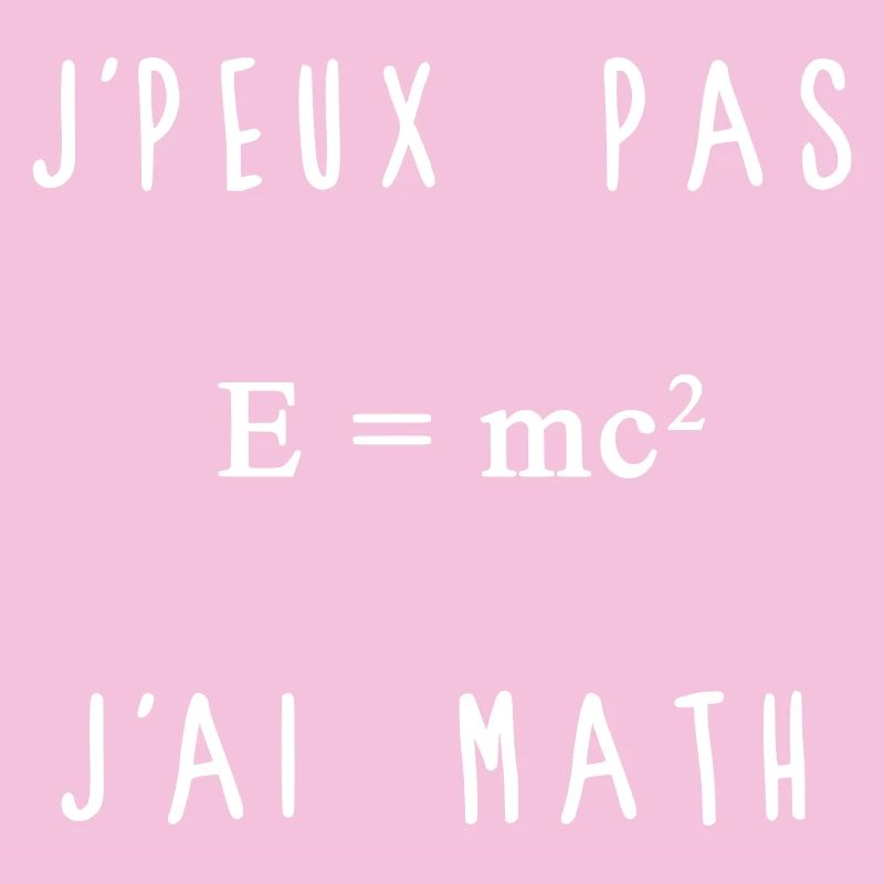 J'peux Pas J'ai Math Blanc