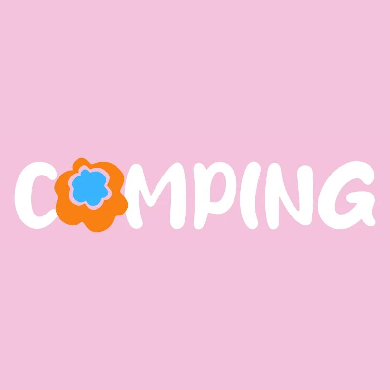 Camping Blume Comic Caravan Van Life Camping-car Fan