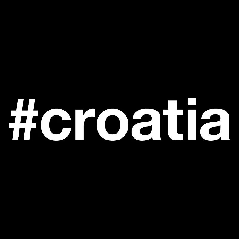 CROATIA Hashtag Kroatien