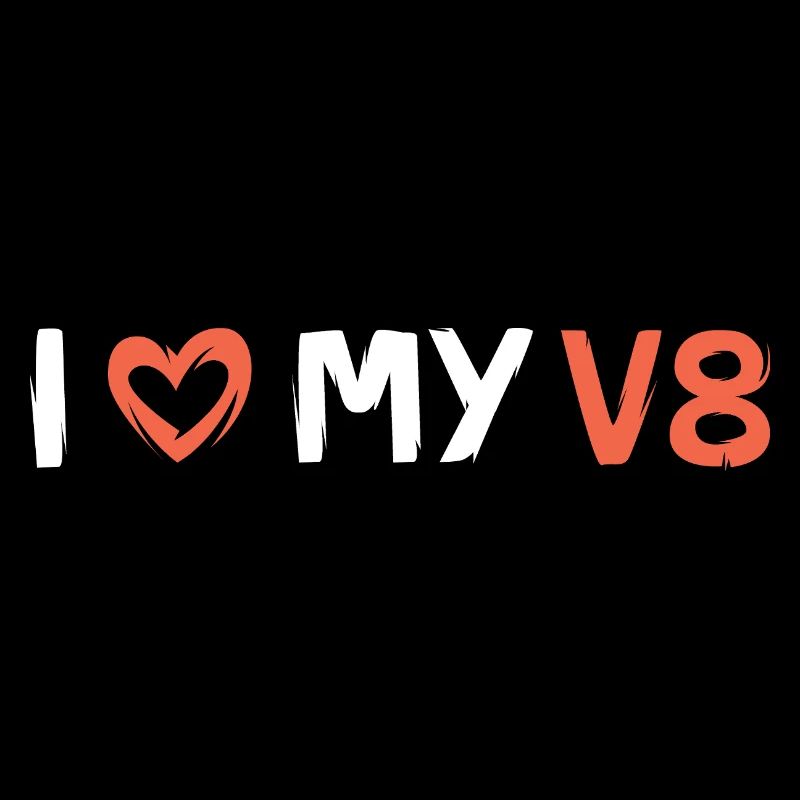 Autoliebe V8 - Musclecar Logo