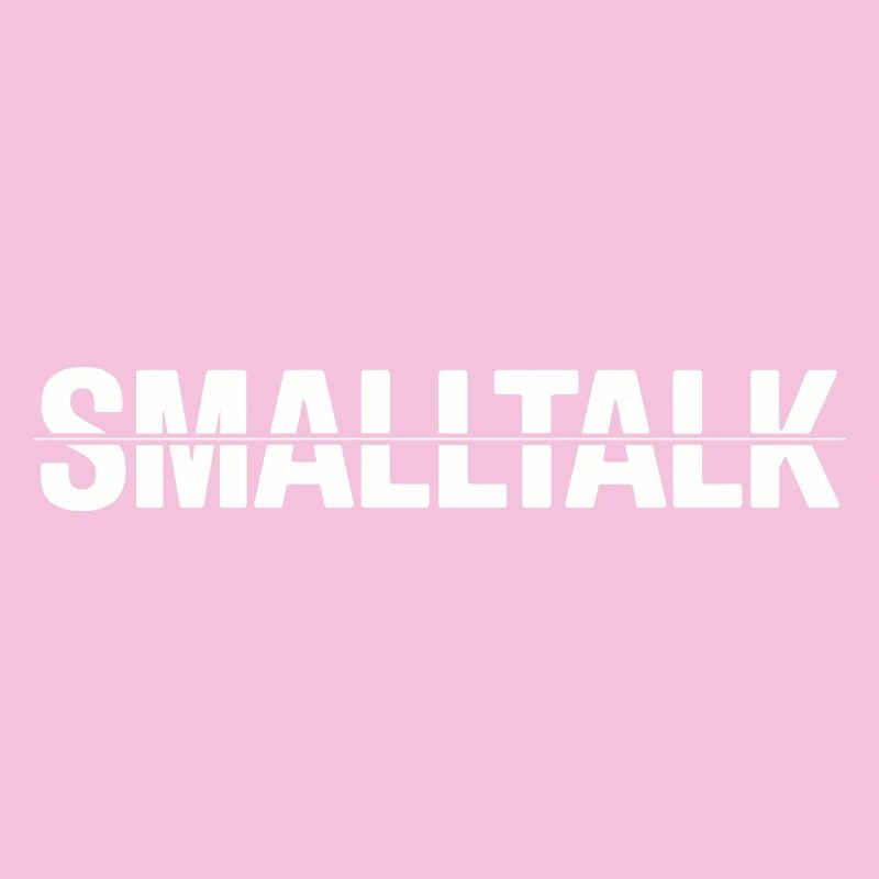 (NO) Smalltalk Schriftzug