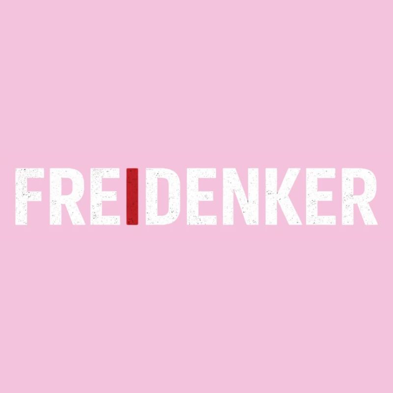 Freidenker – Starkes Typografie Statement