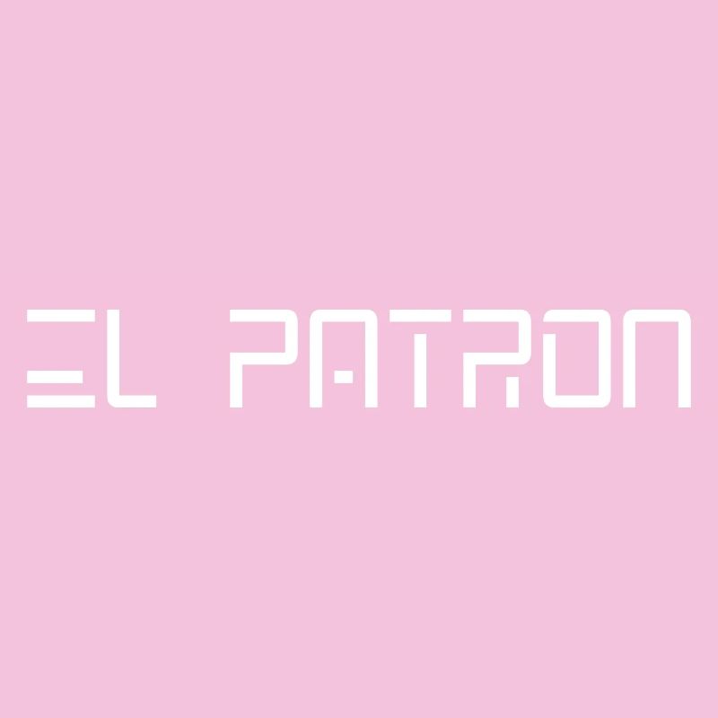 El Patron Typography – Cooles Leader Motiv