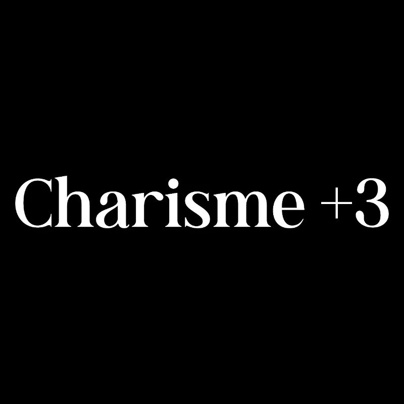 Role-playing humor, charisma plus three