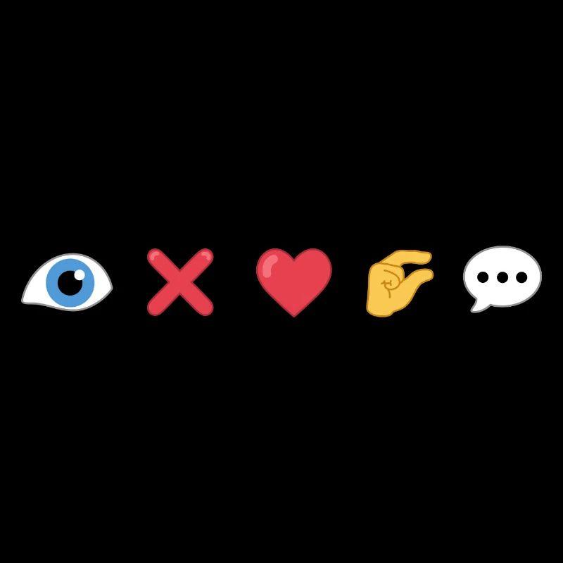 I Don't Like Small Talk | Minimal Icon Design