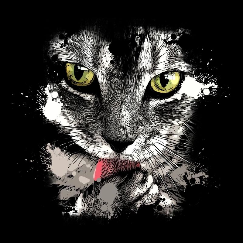 Cooles Katzen Shirt