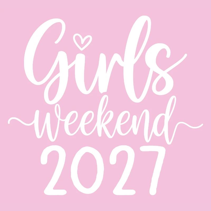 Lettrage du week-end des filles 2027