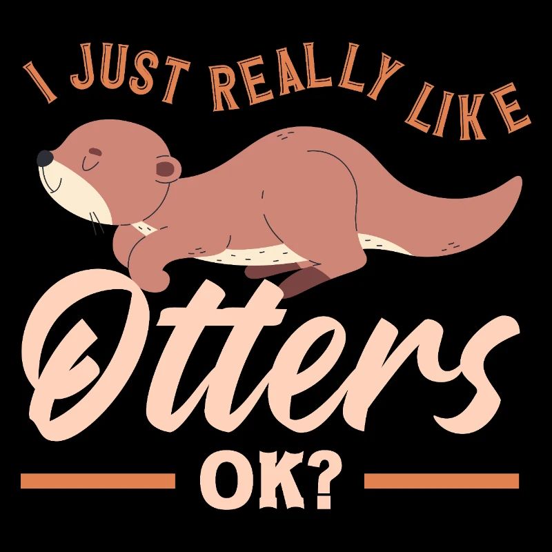 Loutre de mer comme loutre mignonne