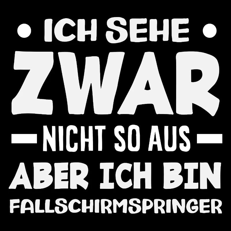 Lustiger Fallschirmspringer Adrenalinjunkie Spruch