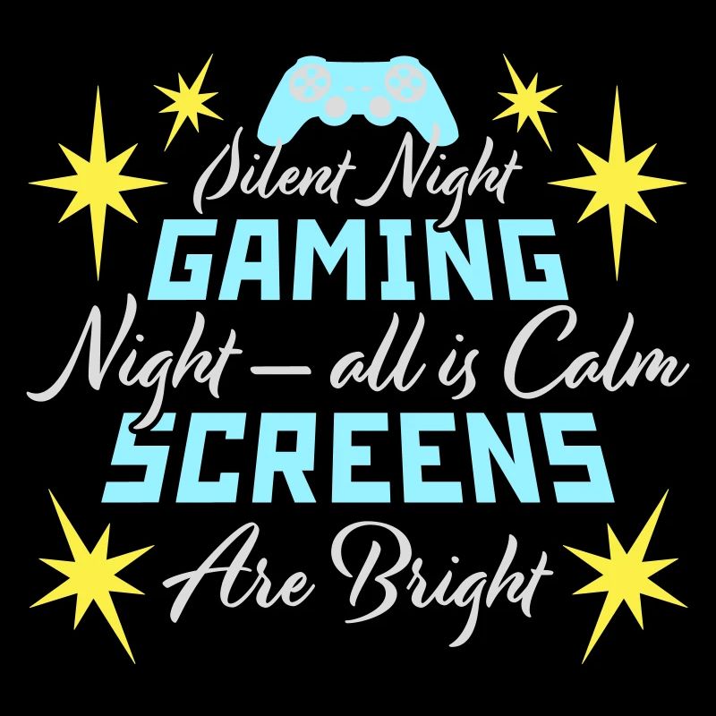 Silent Night Gaming Night All Calm Screens Bright