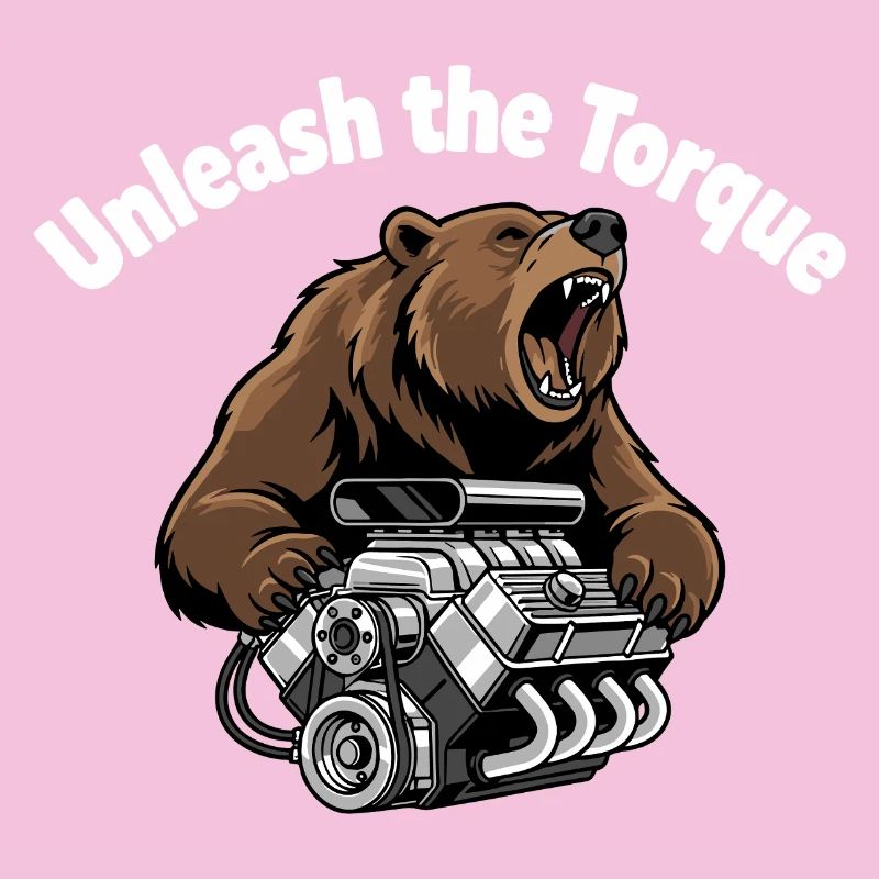Bear Couple : Bear propulse un V8