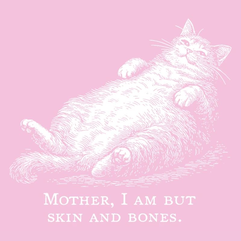 Katzenmutter Ich bin nur Haut und Knochen