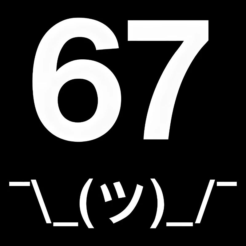 Six Seven 67 Idée d’humour de mème drôle