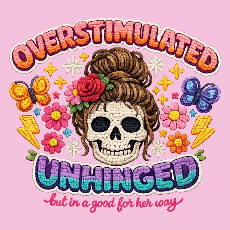 Overstimulated Unhinged Skull Flora