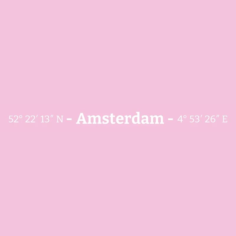 Coordinates Amsterdam