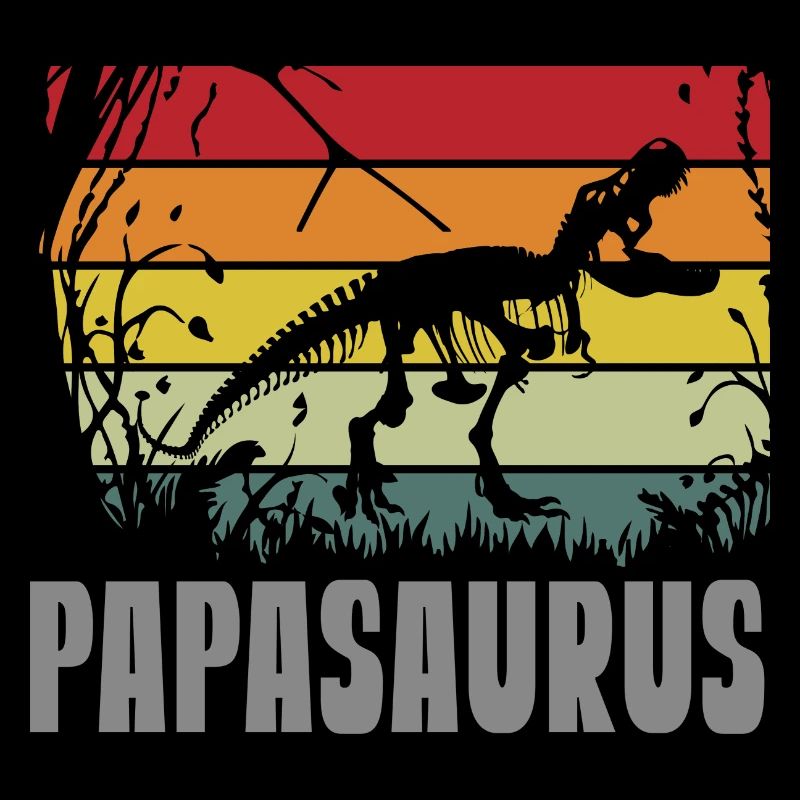 Papasaurus Dad Dinosaur Father's Day Men's Day