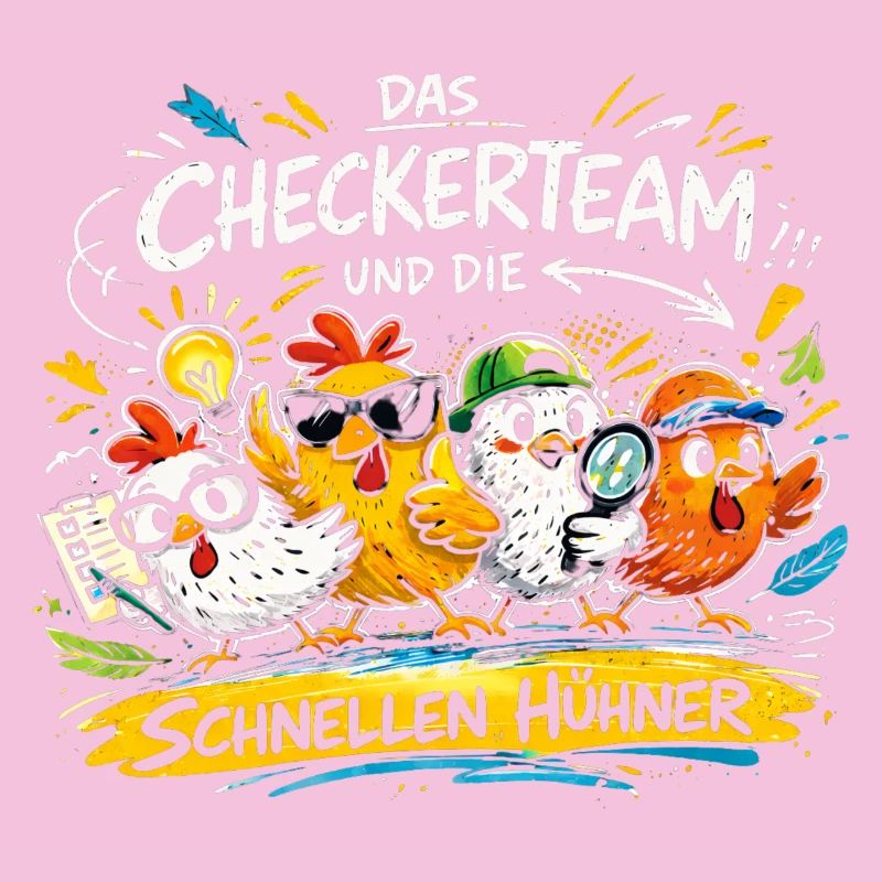 The checker team and the fast chickens