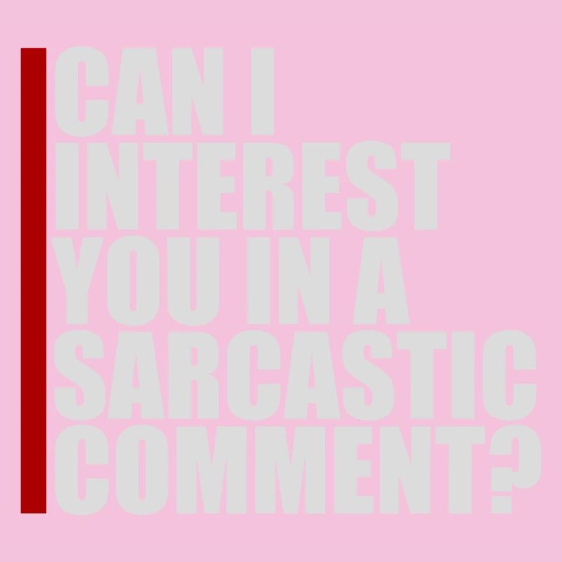 Puis-je vous intéresser à un commentaire sarcastique Lustig