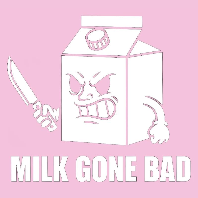 Milk Rotten Rage Cartoon