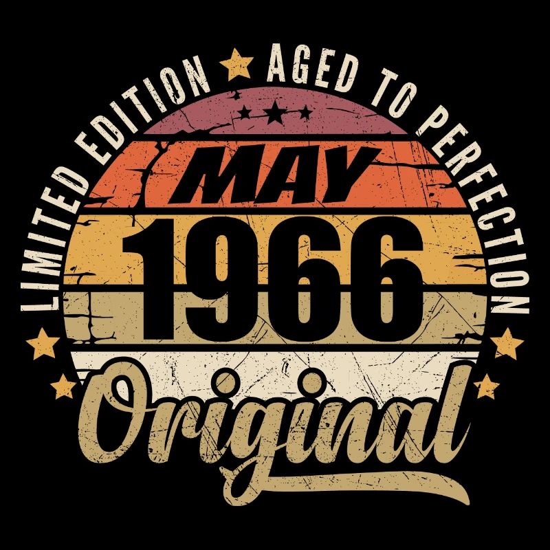 Design Vintage Mai 1966 Édition Limitée Mai 1966