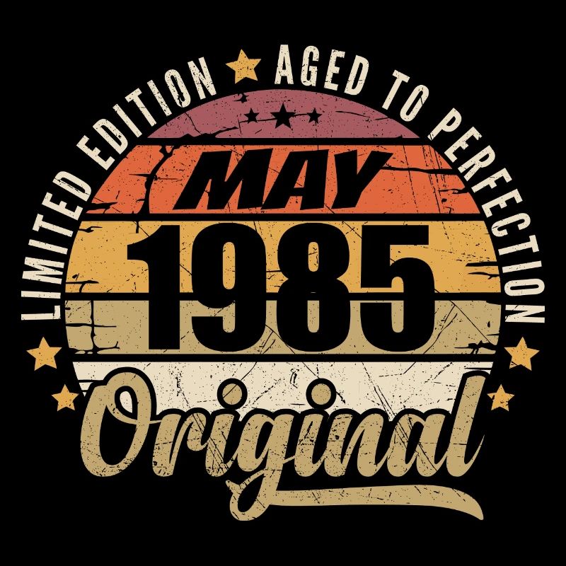 Vintage-Design Mai 1985 Limitierte Auflage Mai 1985