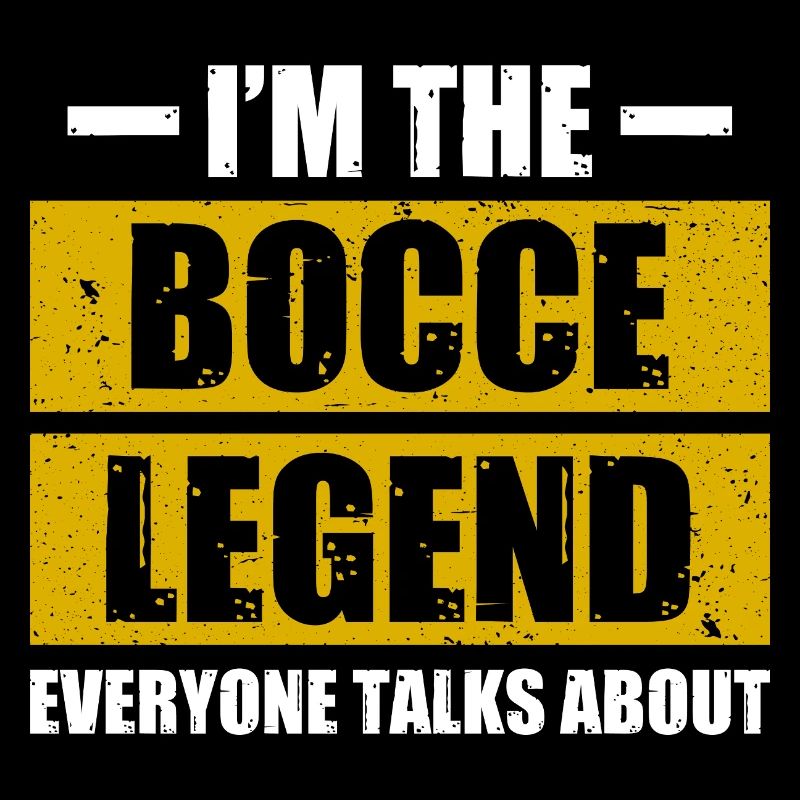 Bocce legend Petanque Boule player
