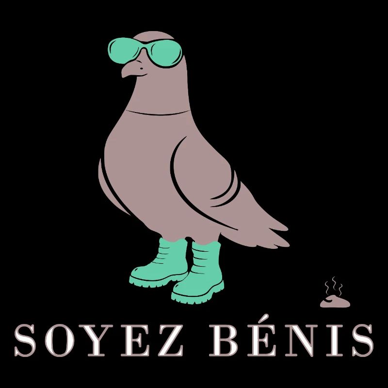 Pigeon Soyez Bénis Vert