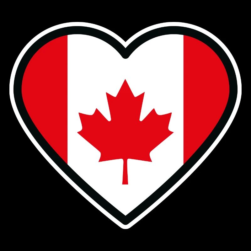 kanada flagge herz