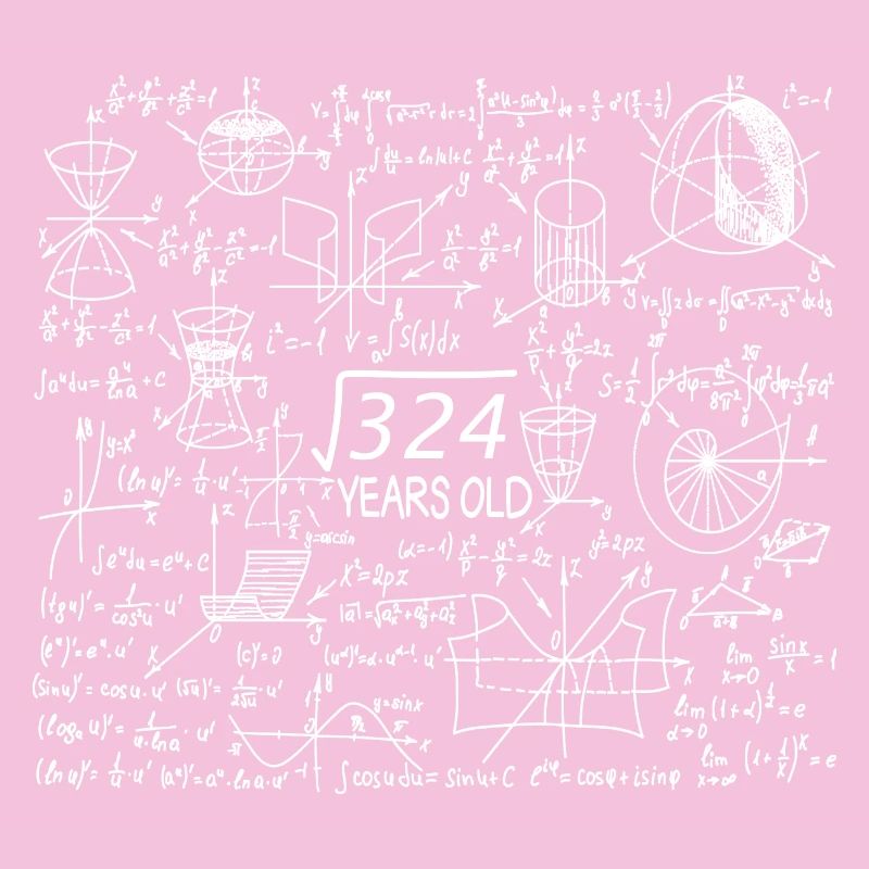 18th Birthday Math Math Student Mathefan