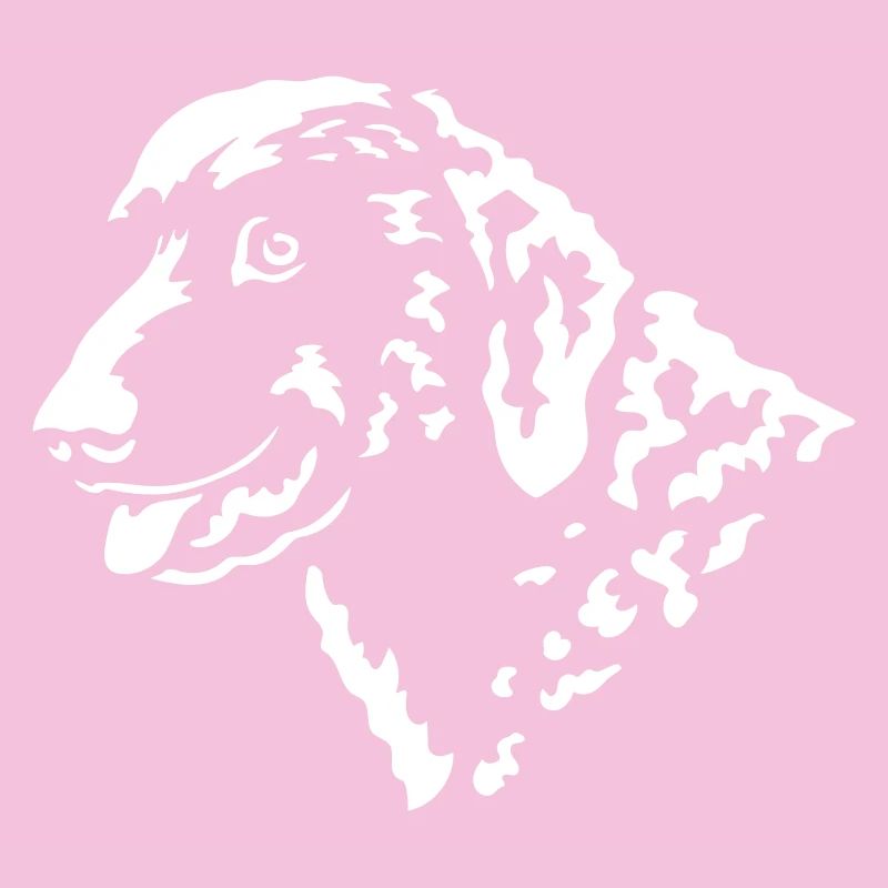 Curly-Coated Retriever Head "Black Edition"
