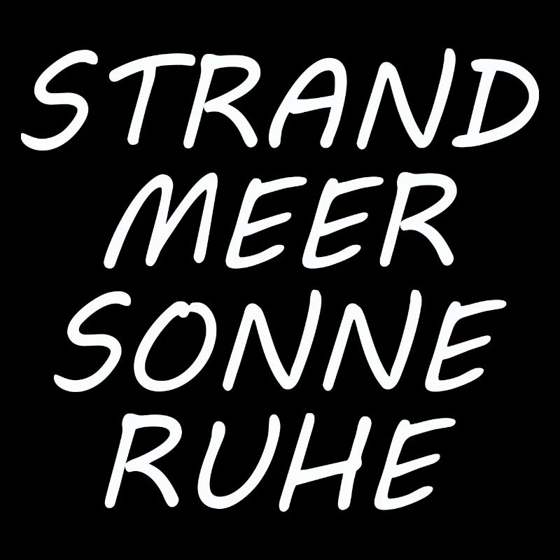 STRAND MEER SONNE RUHE