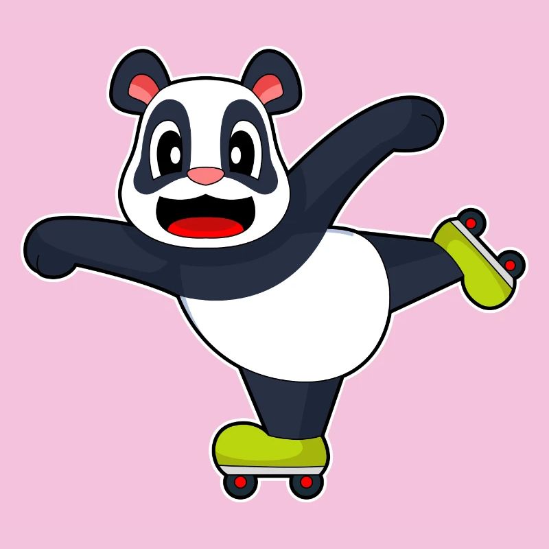 Panda Inline skating Inline skates