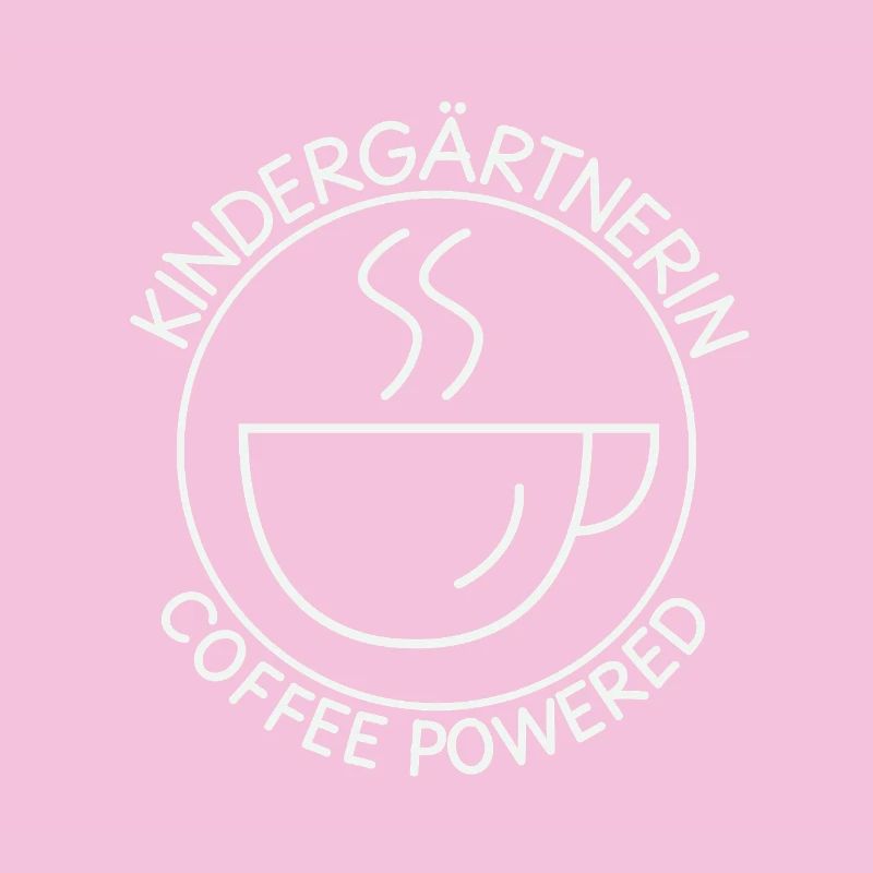 Kindergärtnerin Coffee Powered Kindergarten