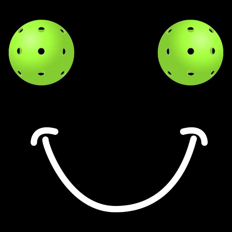 Pickleball Happy Face